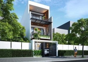 Mẫu nhà phố hiện đại, sang trọng