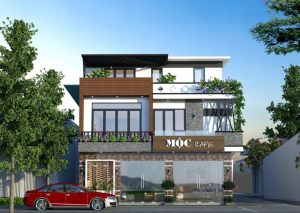 Mẫu thiết kế nhà phố kết hợp kinh doanh hiện đại năm 2024
