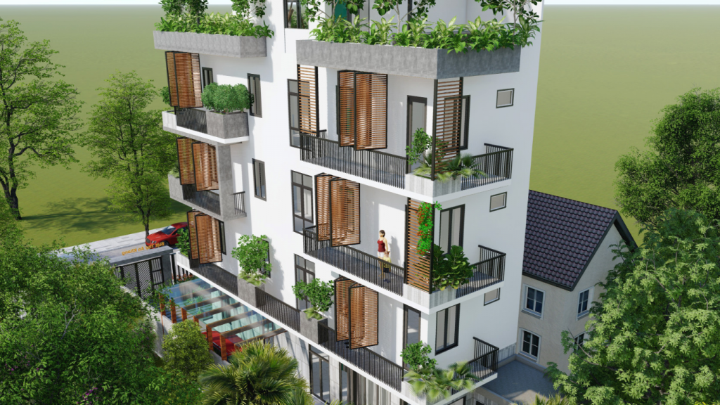 Dự án biệt thự phố 4 tầng chị Linh 10 Du an 39 7