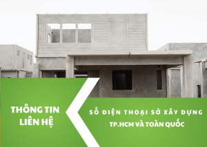 Ảnh Số điện thoại sở xây dựng của HCM và các tỉnh