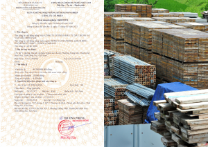 Thủ tục xin giấy phép kinh doanh vật liệu xây dựng 5 Giấy phép kinh doanh vật liệu xây dựng