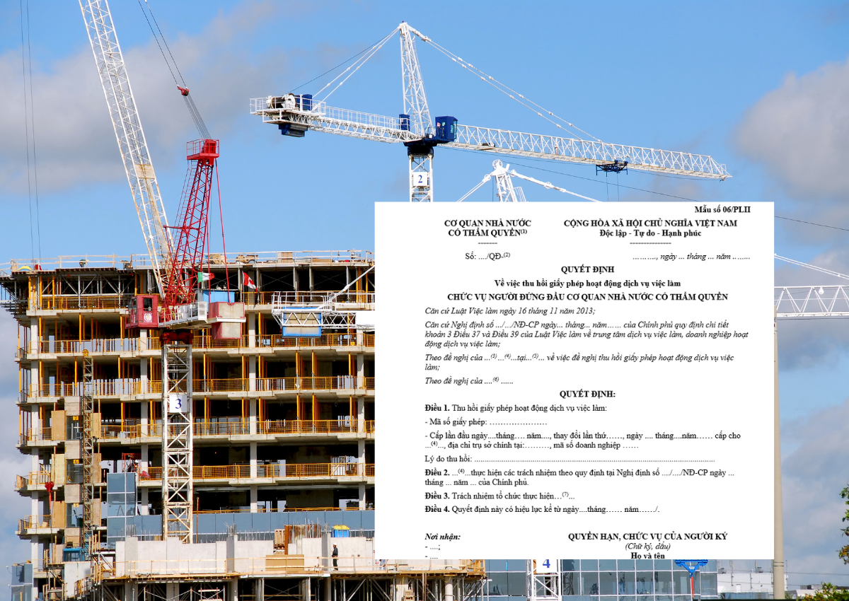 Quyết định thu hồi giấy phép xây dựng: Hậu quả tất yếu của việc "chạy" sai cách? 1 Quyết định thu hồi giấy phép xây dựng