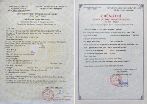 Giấy phép hoạt động xây dựng