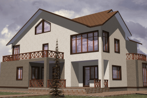 Thiết kế xây dựng nhà 2 tầng 80m2