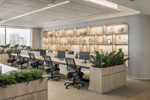 Mẫu thiết kế nội thất văn phòng mới nhất 2025