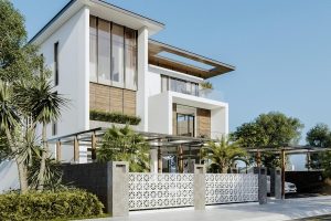 Thiết kế biệt thự phố hiện đại| Xu hướng thiết kế và kinh nghiệm xây dựng 6 Mẫu biệt thự phố hiện đại