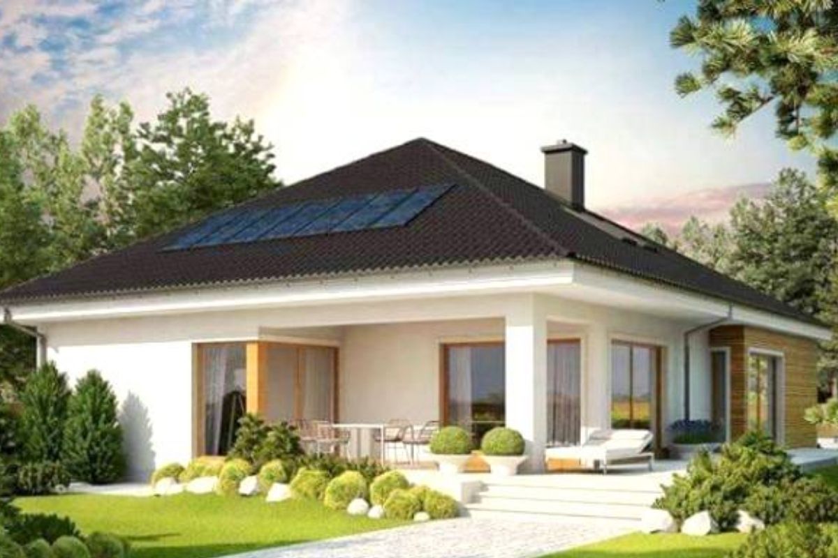 Mẫu nhà biệt thự vườn một tầng đẹp | Xu hướng thiết kế 2025 1 Mẫu nhà vườn 1 tầng