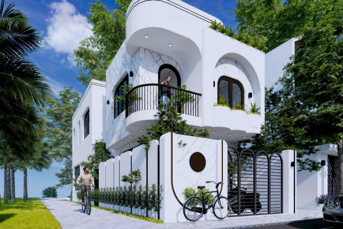 Nhà ống 2 tầng| Giải pháp sống hiện đại và tối ưu 2 mẫu nhà ống 2 tầng với thiết kế dáng vòm