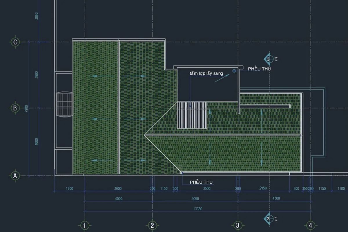 Mẫu bản vẽ nhà mái thái đơn giản cho gia đình Việt 2 Bản vẽ nhà mái thái