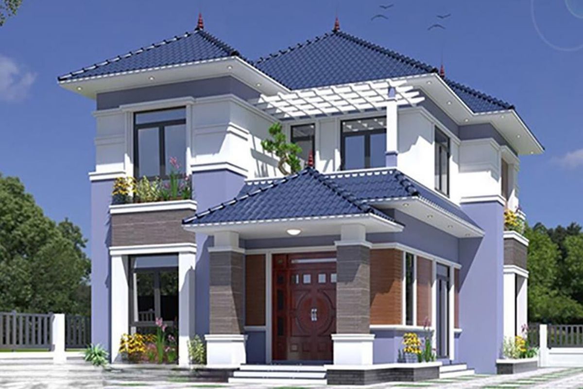 Mẫu nhà 2 tầng đẹp giá 1 tỷ