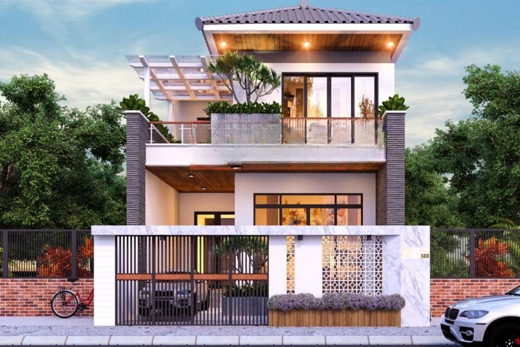 Nhà 2 tầng 7x10m