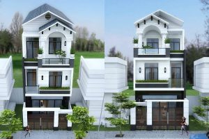 Nhà 3 tầng mái thái