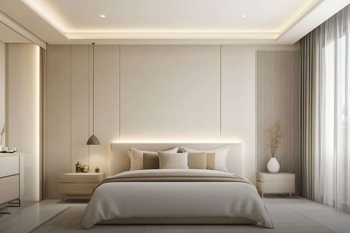 Phối cảnh phòng ngủ hiện đại