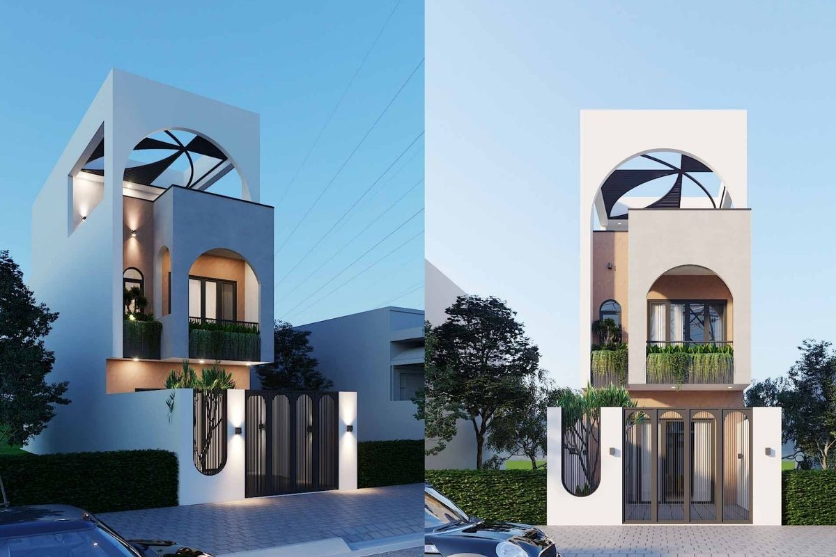 Thiết kế nhà mái vòm