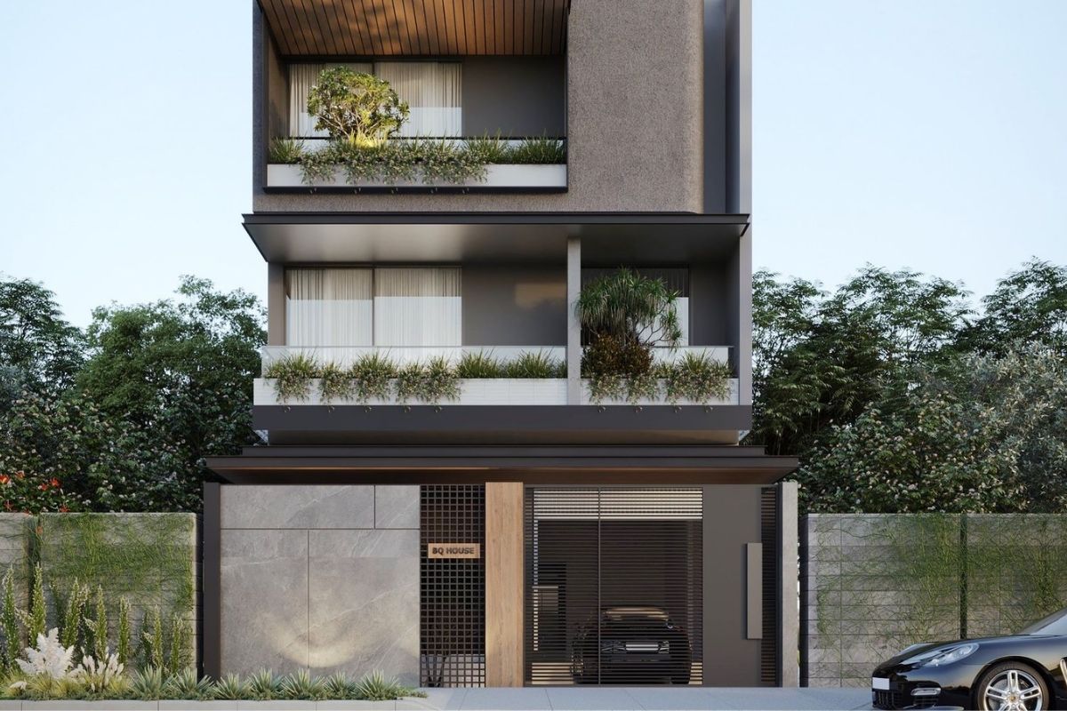 32+ Mẫu cổng nhà phố hiện đại và ấn tượng 1 Cổng nhà phố hiện đại