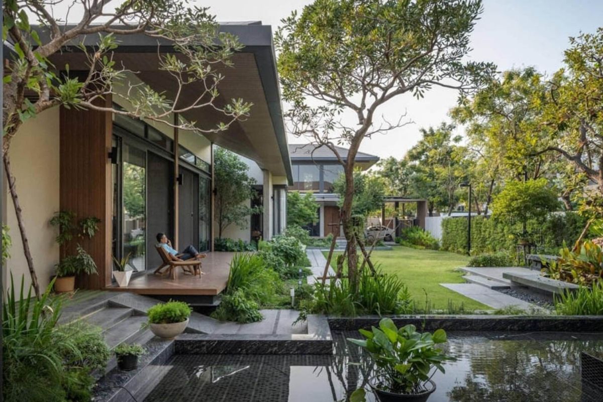 Không gian sống xanh với kiểu nhà Nhật