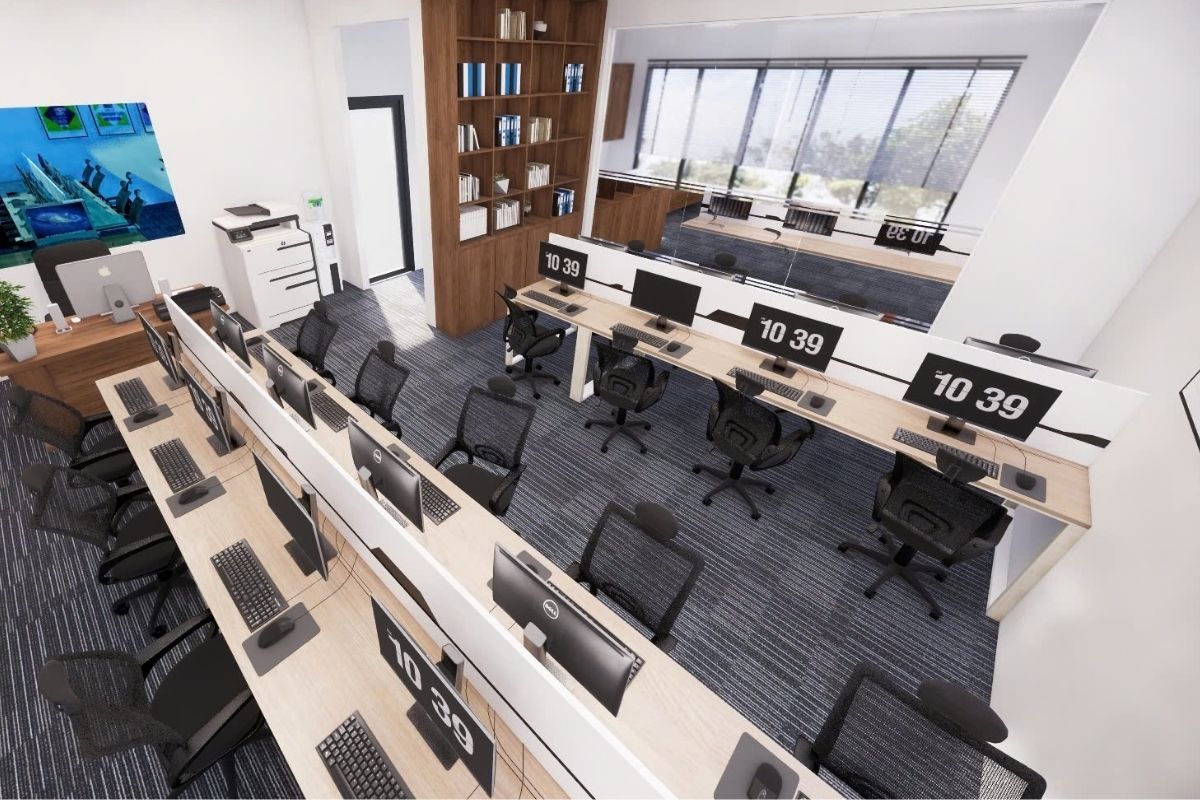 Thiết kế nội thất văn phòng tối ưu hiệu suất và sức khỏe 2 Văn phòng với thiết kế nội thất trọn gói