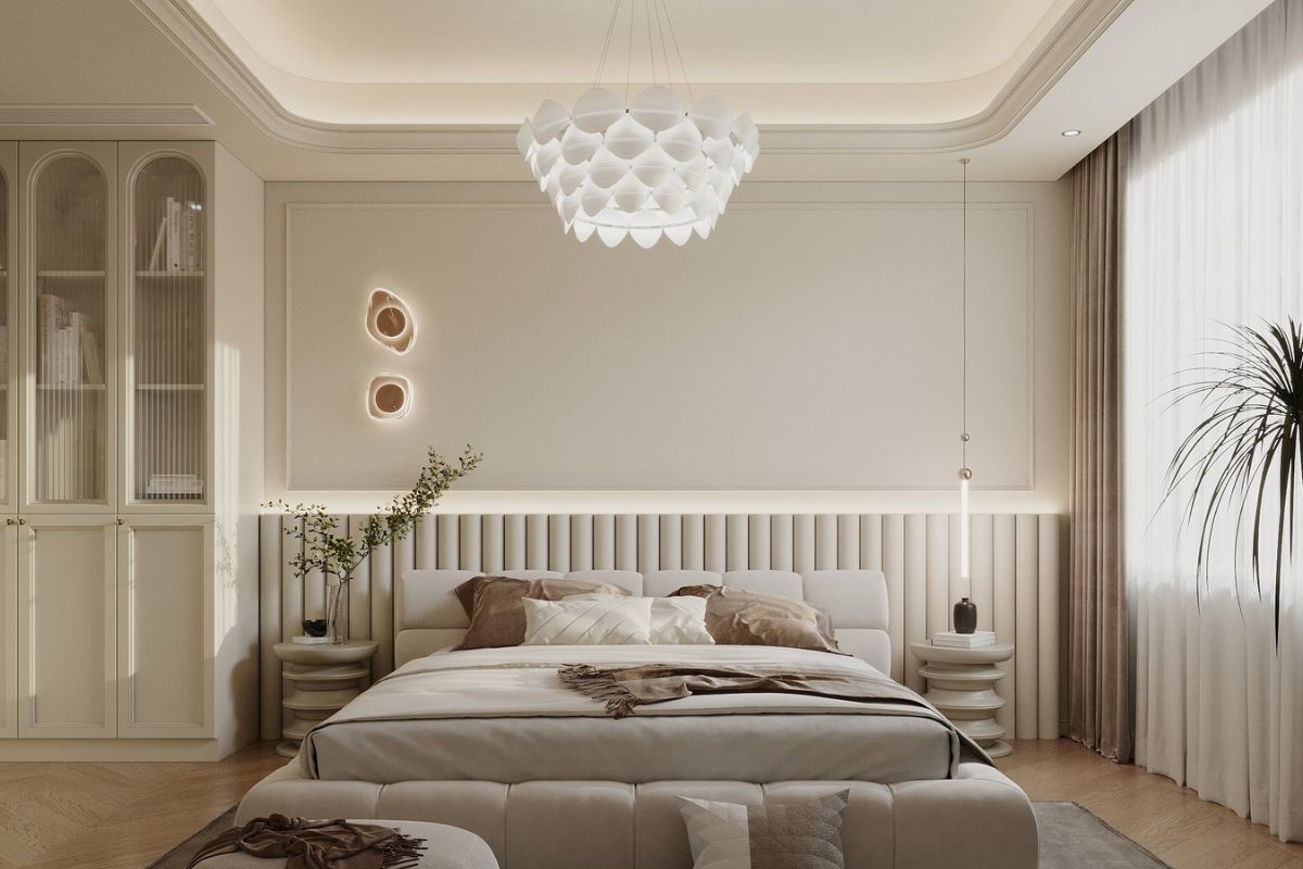 Thiết kế phòng ngủ với không gian hiện đại